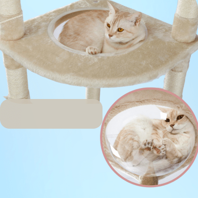 Arbre a Chat Design | Monaco™ beige - My Little Kat