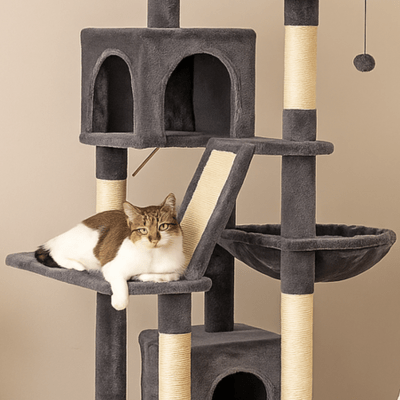 Arbre a Chat Design | SYDNEY™ Gris Foncé - My Little Kat