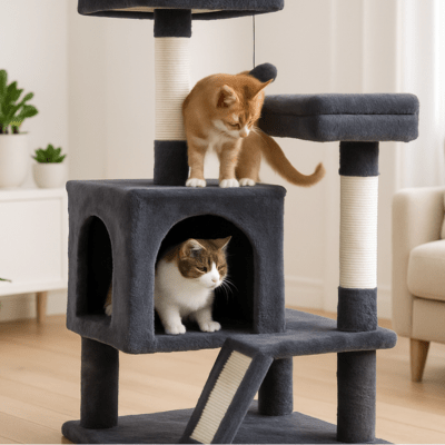 Arbre a Chat Design | SYDNEY™ Gris Foncé - My Little Kat
