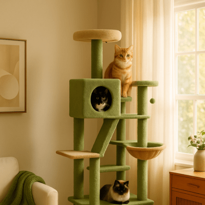Arbre a Chat Design | SYDNEYâą Vert - My Little Kat