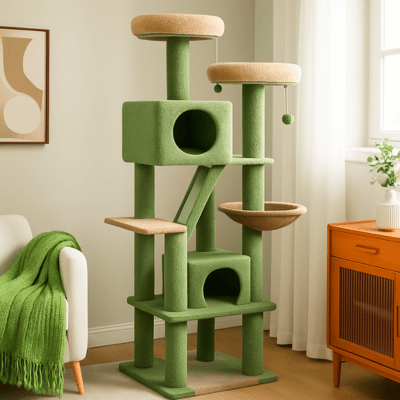 Arbre a Chat Design | SYDNEYâą Vert - My Little Kat