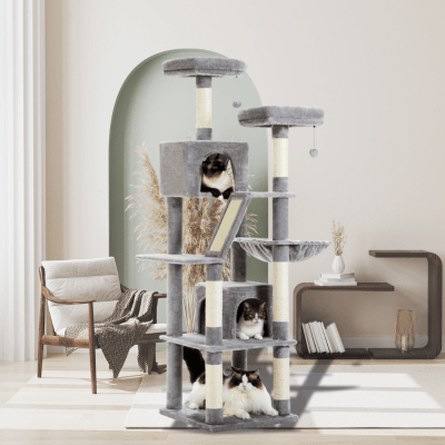 Arbre a Chat XXL | SYDNEYâą Gris Clair - My Little Kat