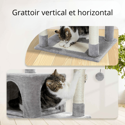 Arbre a Chat XXL | SYDNEYâą Gris Clair - My Little Kat