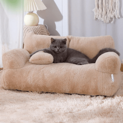 Coussin Chat | Canapé LINA™ Taupe - My Little Kat