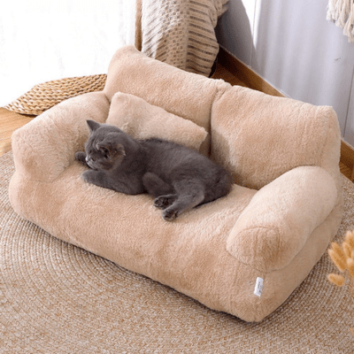 Coussin Chat | Canapé LINA™ Taupe - My Little Kat
