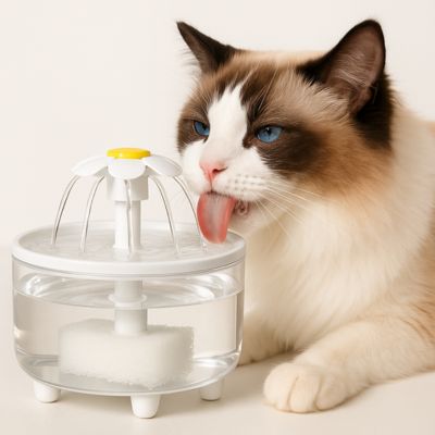 Fontaine à eau pour chat | PAQUERETTE™ - My Little Kat