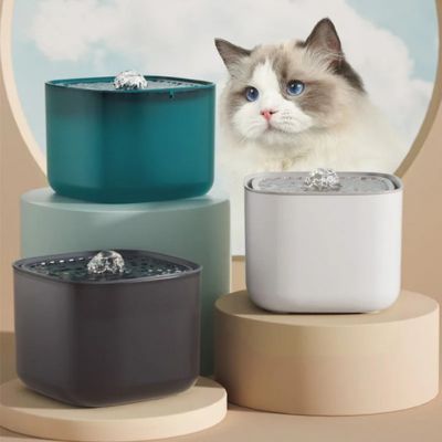 Fontaine à eau pour chat | PIVOINE™ Noire à LED - My Little Kat
