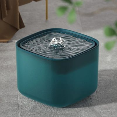 Fontaine à eau pour chat | PIVOINE™ Verte à LED - My Little Kat
