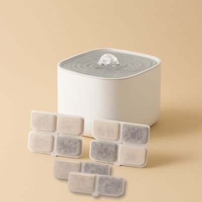 Fontaine à eau pour chat | Recharge de 6 filtres pour PIVOINE™ - My Little Kat
