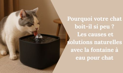 Pourquoi votre chat boit-il si peu ? Les causes et solutions naturelles avec la fontaine à eau pour chat - My Little Kat
