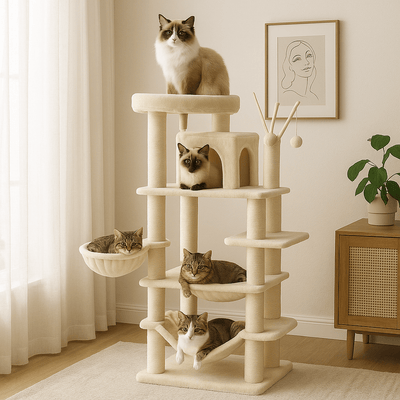 Arbre a Chat Design | Aruba™ Beige - My Little Kat
