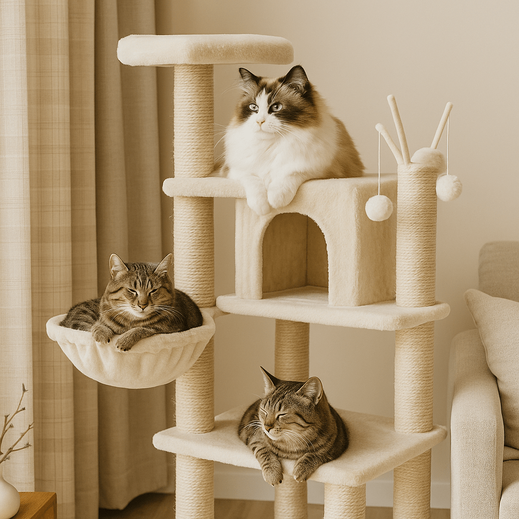 Arbre a Chat Design | Aruba™ Beige - My Little Kat
