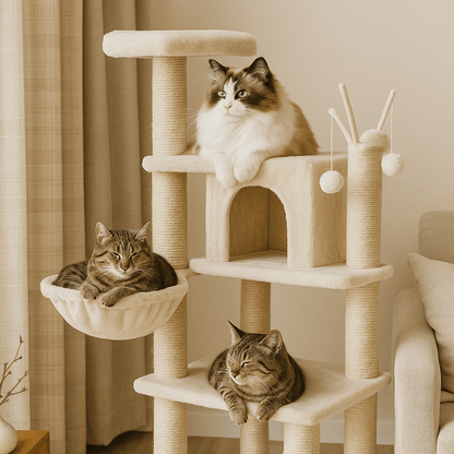 Arbre a Chat Design | Aruba™ Beige - My Little Kat