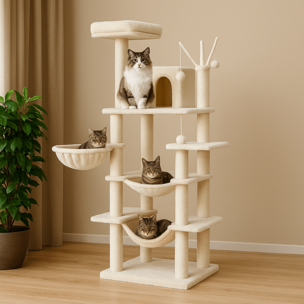 Arbre a Chat Design | Aruba™ Beige - My Little Kat