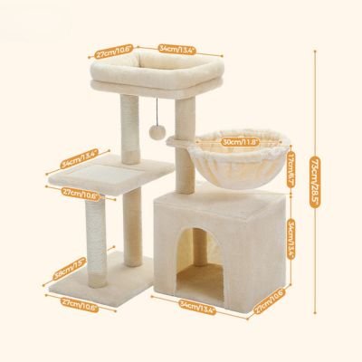 Arbre a chat Design | ATHENE™ Beige - My Little Kat