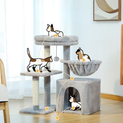 Arbre a chat Design | ATHENE™ Gris - My Little Kat