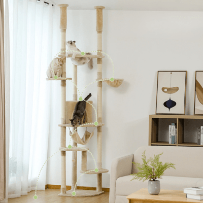 Arbre a Chat Design | Monaco™ beige - My Little Kat