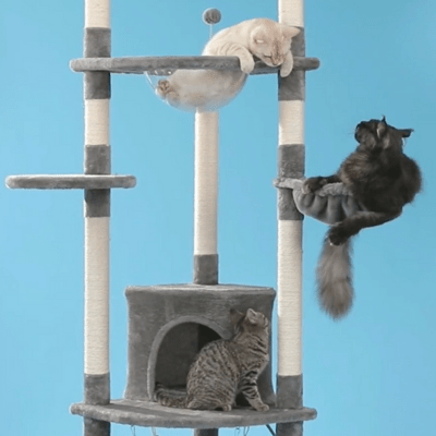 Arbre a Chat Design | Monaco™ gris - My Little Kat