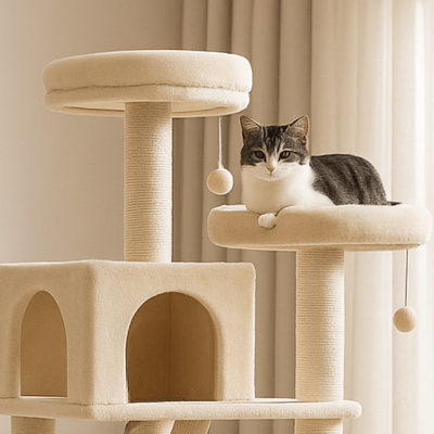 Arbre a Chat Design | SYDNEY™ Beige - My Little Kat