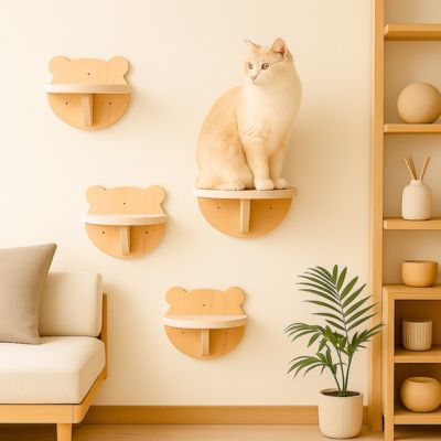 Arbre a Chat mural | Séoul™ - étagère x1 - My Little Kat