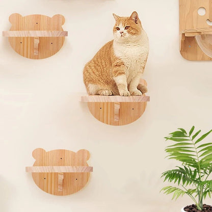 Arbre a Chat mural | Séoul™ - étagère x1 - My Little Kat