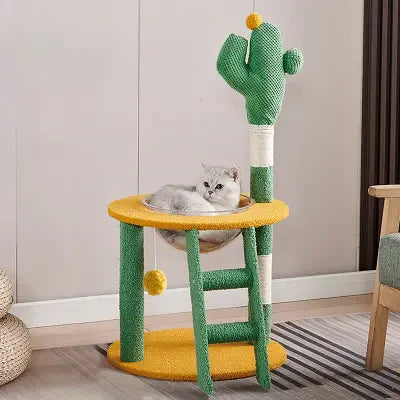chat-dort-sur-arbre-à-chat