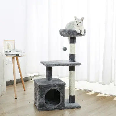 chat-en-hauteur-surl-arbre-à-chat