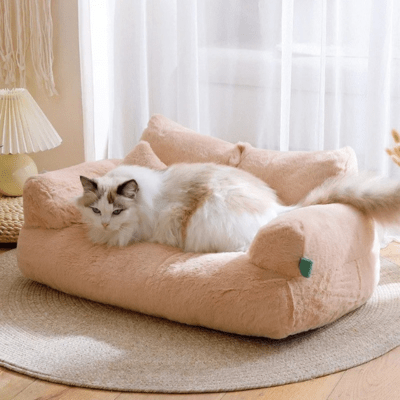 Coussin Chat | Canapé LINA™ Beige - My Little Kat
