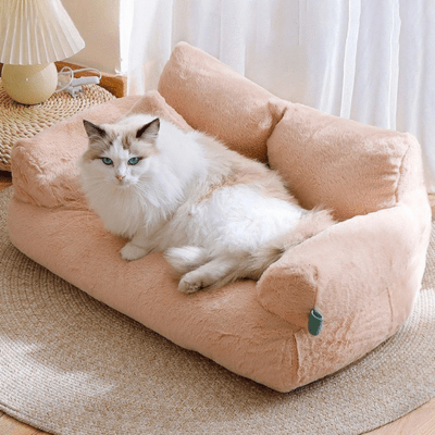 Coussin Chat | Canapé LINA™ Beige - My Little Kat