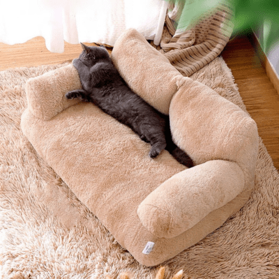 Coussin Chat | Canapé LINA™ Taupe - My Little Kat
