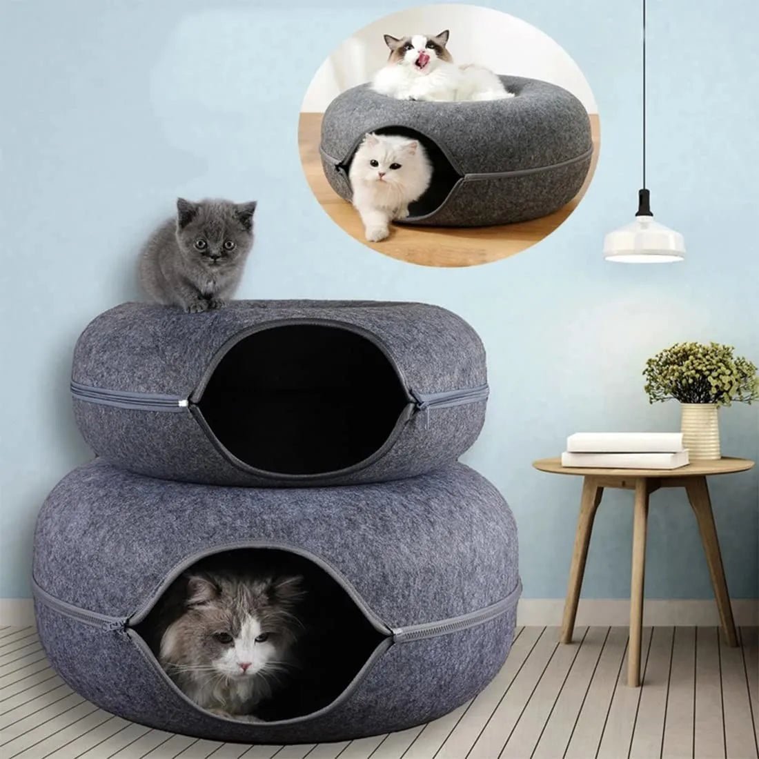 Le Lit pour Chat - ChatCondo™ - Gris Foncé - My Little Kat