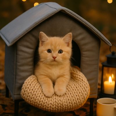 Maison Hiver Premium – LAMI™ - My Little Kat