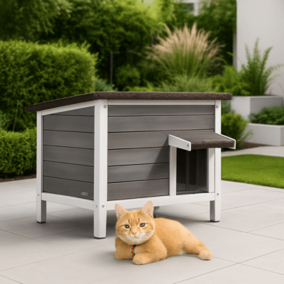 Maison pour Chat Extérieur | LEA™ - My Little Kat