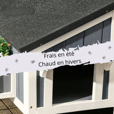 Maison pour Chat Extérieur | VILLA™ - My Little Kat