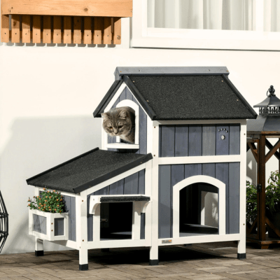 Maison pour Chat Extérieur | VILLA™ - My Little Kat