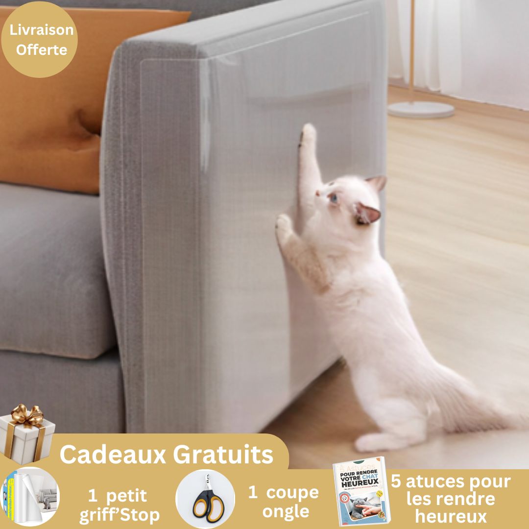 Protection Anti - Griffes Invisible | Griff'Stop Invisible 30 cm / 500 cm - My Little Kat